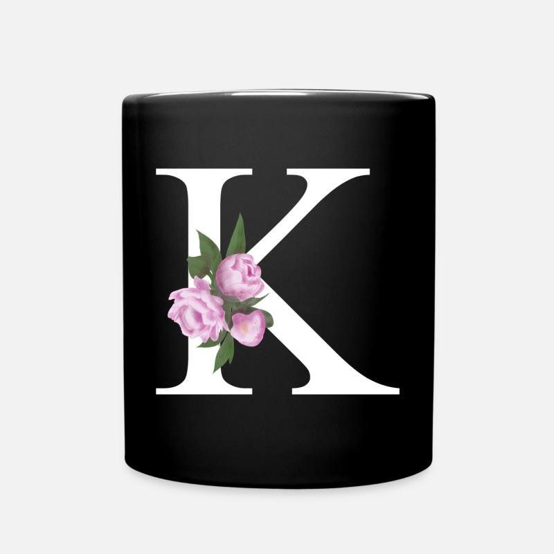 K - Tasse einfarbig - Schwarz