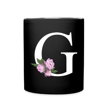 G - Tasse einfarbig - Schwarz - Vorne