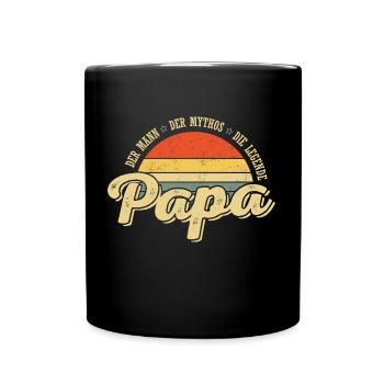 Superdaddy - Tasse einfarbig - Schwarz - Vorne