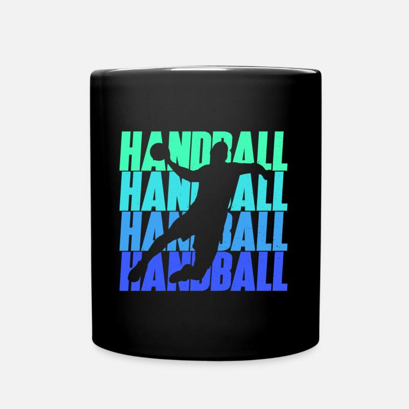 Handballer Handball Spieler Kinder Handballspieler - Tasse einfarbig - Schwarz