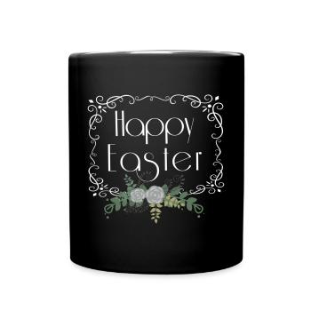 Joyeuses Pâques - Mug uni - noir - Devant