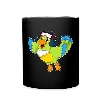 Casquette pilote Parrot - Mug uni - noir - Devant