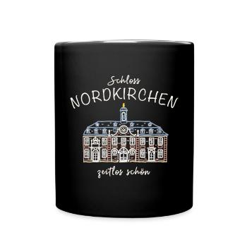 Schloss Nordkirchen, Kapelle, zeitlos schön - Tasse einfarbig - Schwarz - Vorne