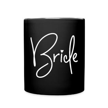 Bride - Braut - Junggesellinnenabschied - Jga 2026 - Tasse einfarbig - Schwarz - Vorne