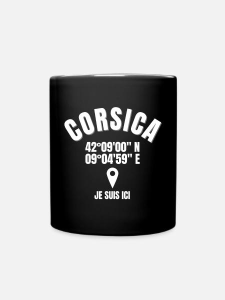 Corse, Corsica, Corse humour - Mug uni - noir