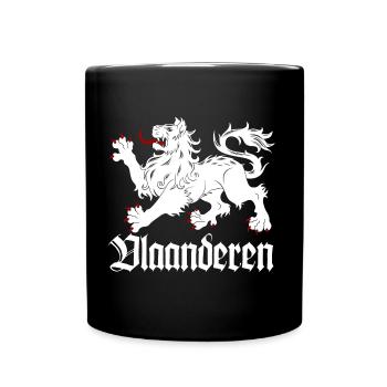 Lion des Flandres - Mug uni - noir - Devant
