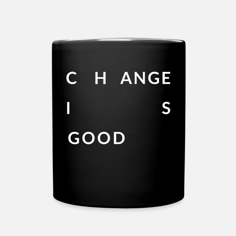 Change is good - Full Colour Mug - black