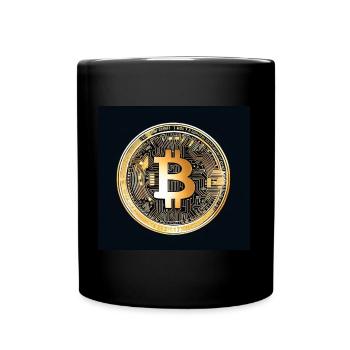 Coin - Tasse einfarbig - Schwarz - Vorne