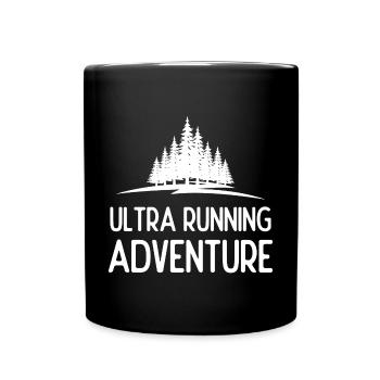 Ultra Running Advrenture - Tasse einfarbig - Schwarz - Vorne
