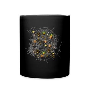 Araignée - Mug uni - noir - Devant