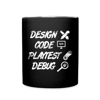 Game Programming - Full Colour Mug - black - Front