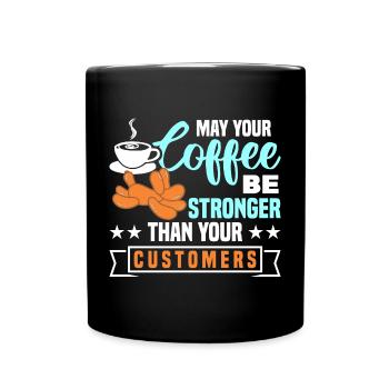 Balloon Twisting Design - Full Colour Mug - black - Front