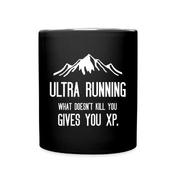 Ultra Running - Ce qui ne vous tue pas vous donne de l’XP - Mug uni - noir - Devant
