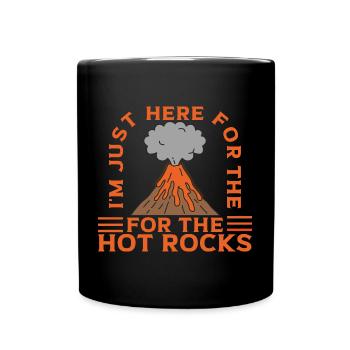 Volcano Lover Exploring Lava Geology - Tasse einfarbig - Schwarz - Vorne