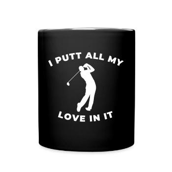 Golf Feeling Bogey Golf Lover Funny Golfing - Full Colour Mug - black - Front