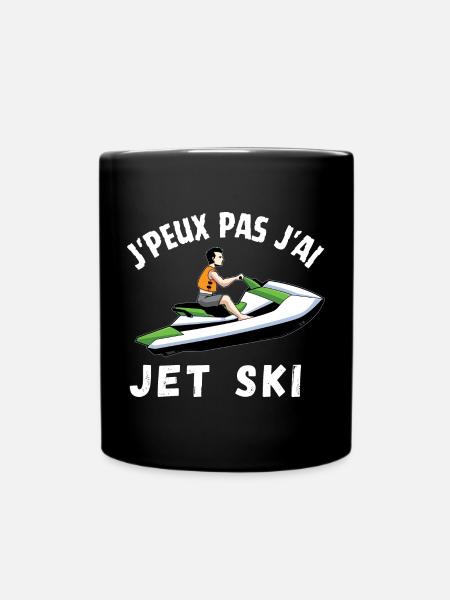 Je peux pas j ai jet ski cadeau humoristique drôle - Mug uni - noir