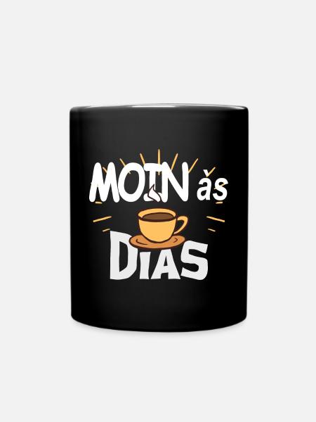 MOINas Dias - Tasse einfarbig - Schwarz