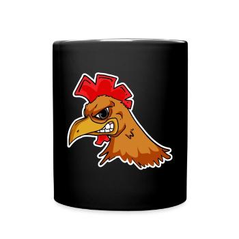 Chicken Head - Full Colour Mug - black - Front