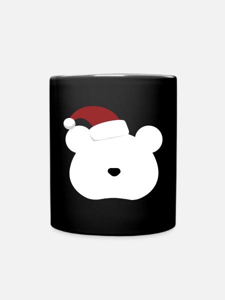 Ours polaire - édition de Noël - Mug uni - noir