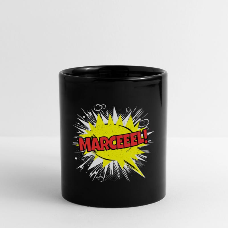 Marcel Name Funny Speech Bubble Marceeel! Full Colour Mug
