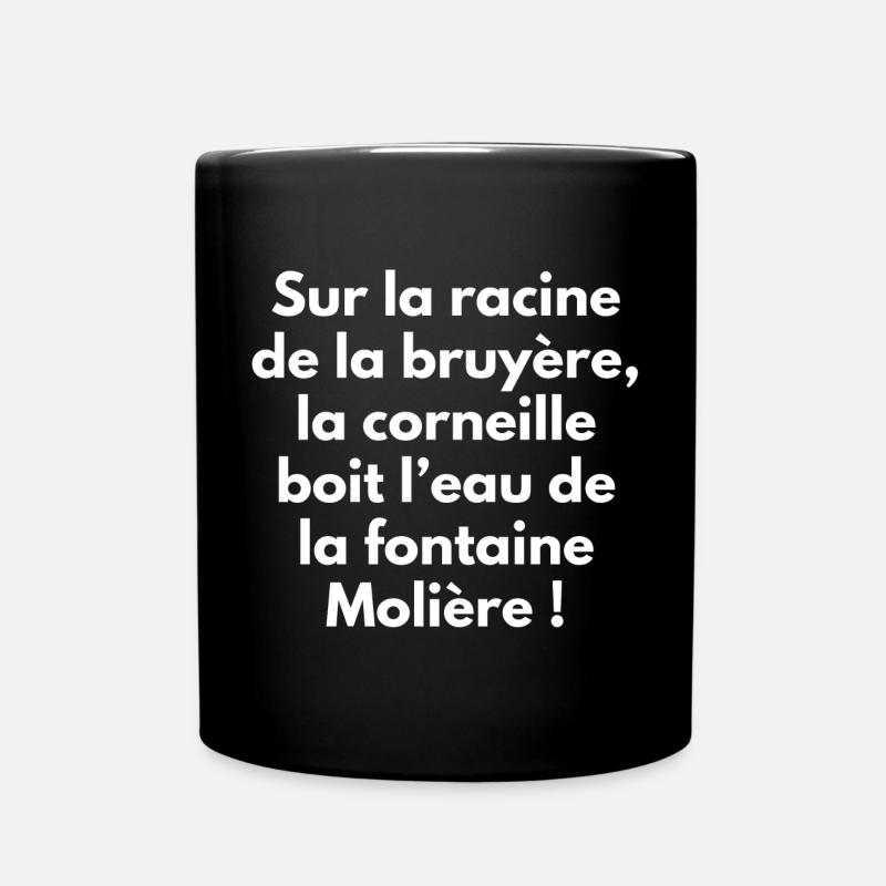 littérature, écrivains, professeur de Français - Mug uni - noir