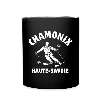 Chamonix, Savoie, Haute-Savoie - Mug uni - noir - Devant
