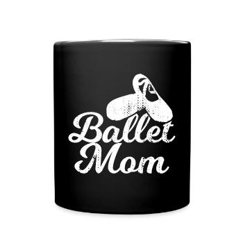 Maman de ballet - Mug uni - noir - Devant