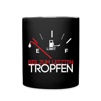 Down to the last drop - Full Colour Mug - black - Front