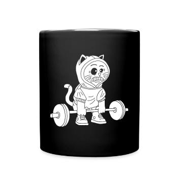 The Power of the White Kitten - Full Colour Mug - black - Front