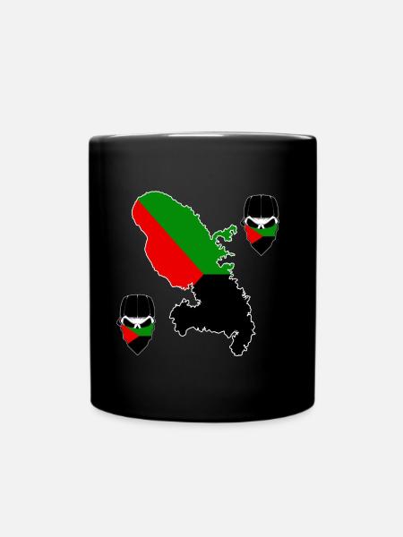 Mada couleur drapeau de la Martinique - Mug uni - noir