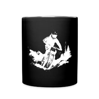 Vététistes - Mug uni - noir - Devant