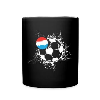 Football Pays-Bas Ball Blast Fan Jeu d’équipe - Mug uni - noir - Devant