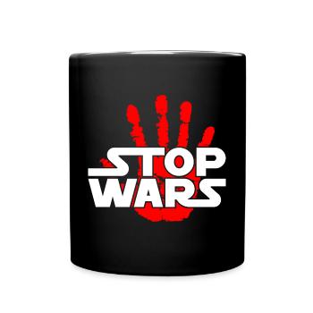 Stop Wars - Full Colour Mug - black - Front