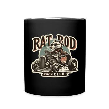 Chemise Ratsking Ratlook – Style rustique personnalisé - Mug uni - noir - Devant