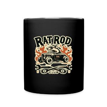 Chemise Ratsking Ratlook – Style rustique personnalisé - Mug uni - noir - Devant