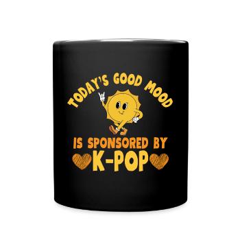 Good Mood K-Pop Lover Concert - Tasse einfarbig - Schwarz - Vorne
