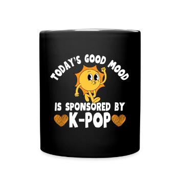 Good Mood K-Pop Lover Concert - Tasse einfarbig - Schwarz - Vorne