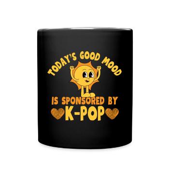 Good Mood K-Pop Lover Concert - Tasse einfarbig - Schwarz - Vorne