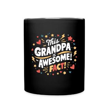 Notre super arrière-grand-père - Mug uni - noir - Devant