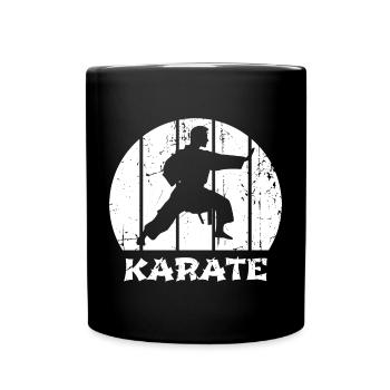 Karateka - Full Colour Mug - black - Front