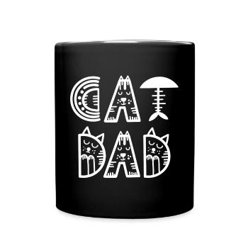 Cat, Cat Lover, Cat Owner - Full Colour Mug - black - Front