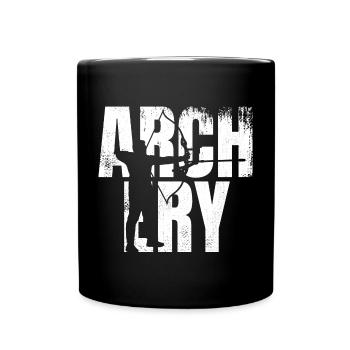 Archery - Tasse einfarbig - Schwarz - Vorne