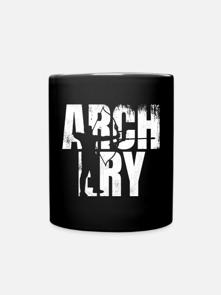 Archery - Tasse einfarbig - Schwarz