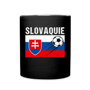 Slovakia Flag Slovak Football Gift - Full Colour Mug - black - Front
