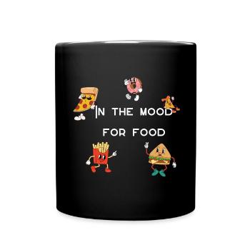 In the mood for food - Tasse einfarbig - Schwarz - Vorne