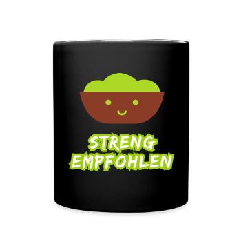 Strictly recommended guacamole - Full Colour Mug - black - Front