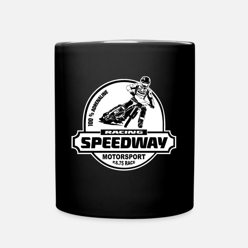 Speedway - Motorcycle Speedway - Tasse einfarbig - Schwarz