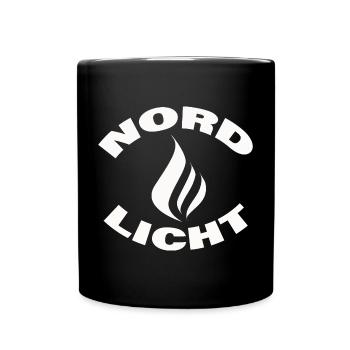 NORDLICHT - Tasse einfarbig - Schwarz - Vorne