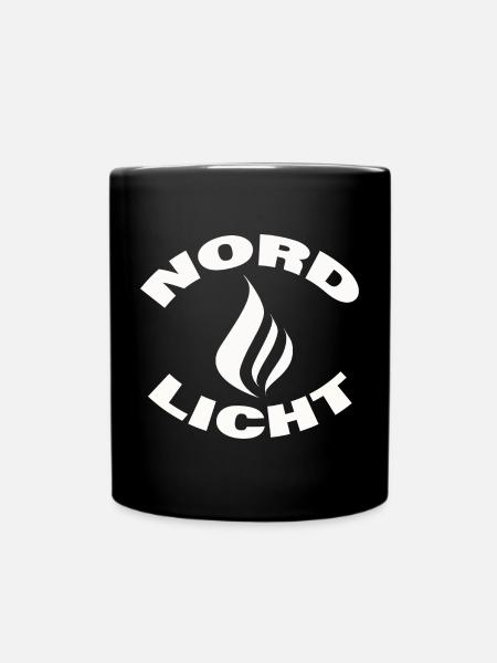 NORDLICHT - Tasse einfarbig - Schwarz
