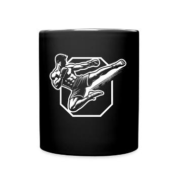 Kickboxing - Mug uni - noir - Devant